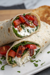 High Protein Cottage Cheese Wraps
