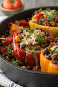 High Protein Unstuffed Peppers