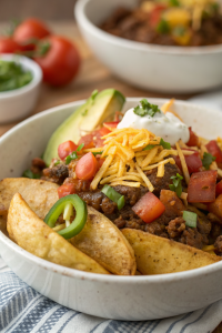 Loaded Potato Taco Bowl