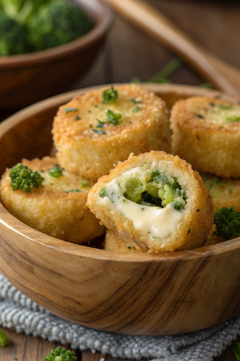 Low-Carb Broccoli Cheese Rounds