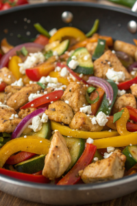 Mediterranean Chicken Stir-Fry
