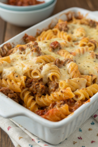 Protein Packed Cottage Cheese Pasta Bake