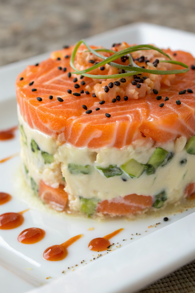 Salmon Sushi Bake