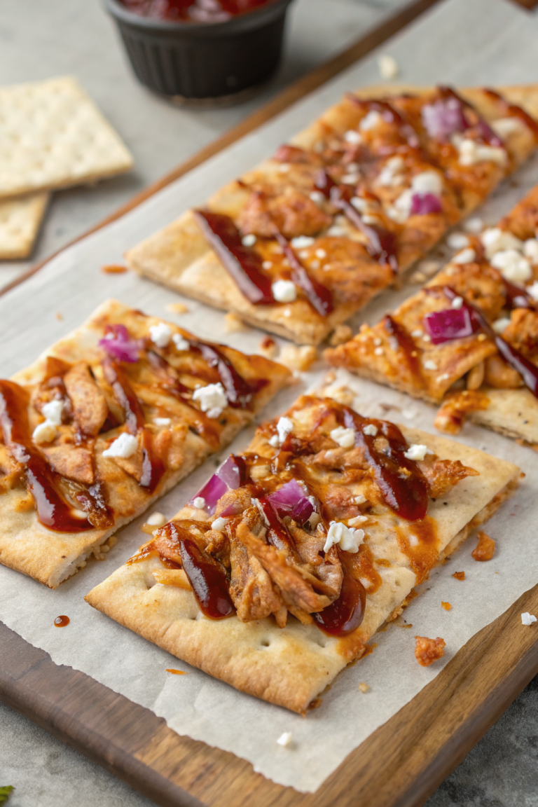 Savory BBQ Chicken Flatbread