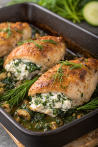 Spinach and Feta Baked Chicken