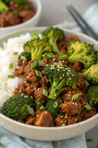 Sweet and Spicy Ground Turkey Bowls