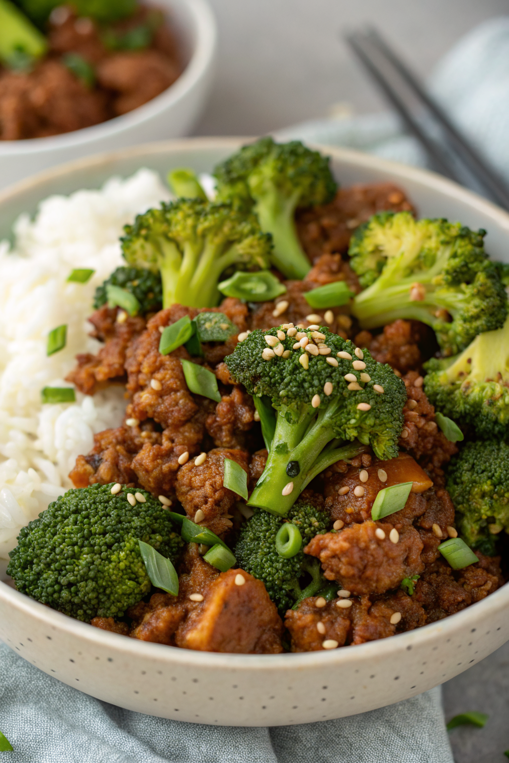 Sweet and Spicy Ground Turkey Bowls
