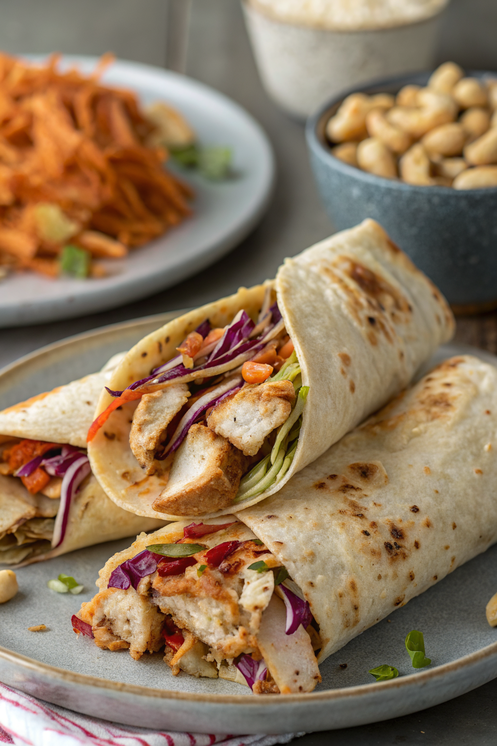 Thai Chicken Wraps