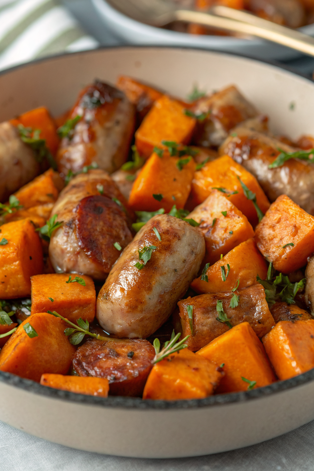 30-Minute Sausage and Sweet Potatoes