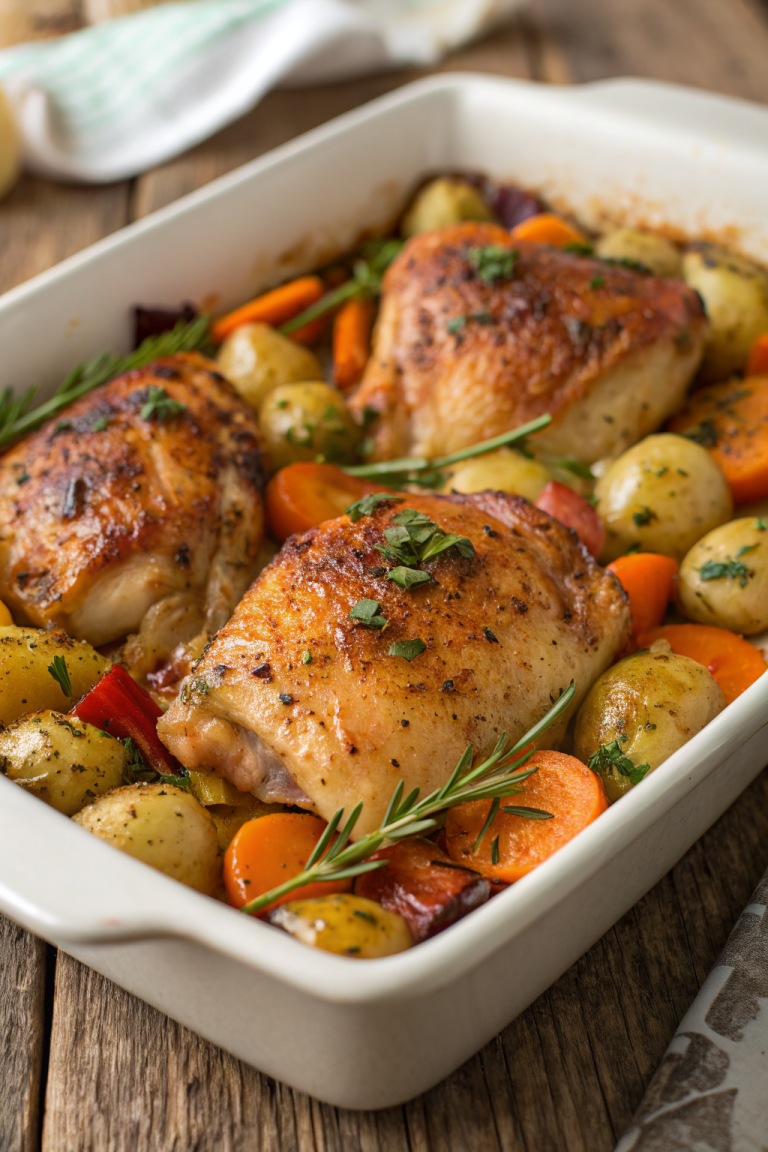 Baked Chicken Leg Quarters Recipe