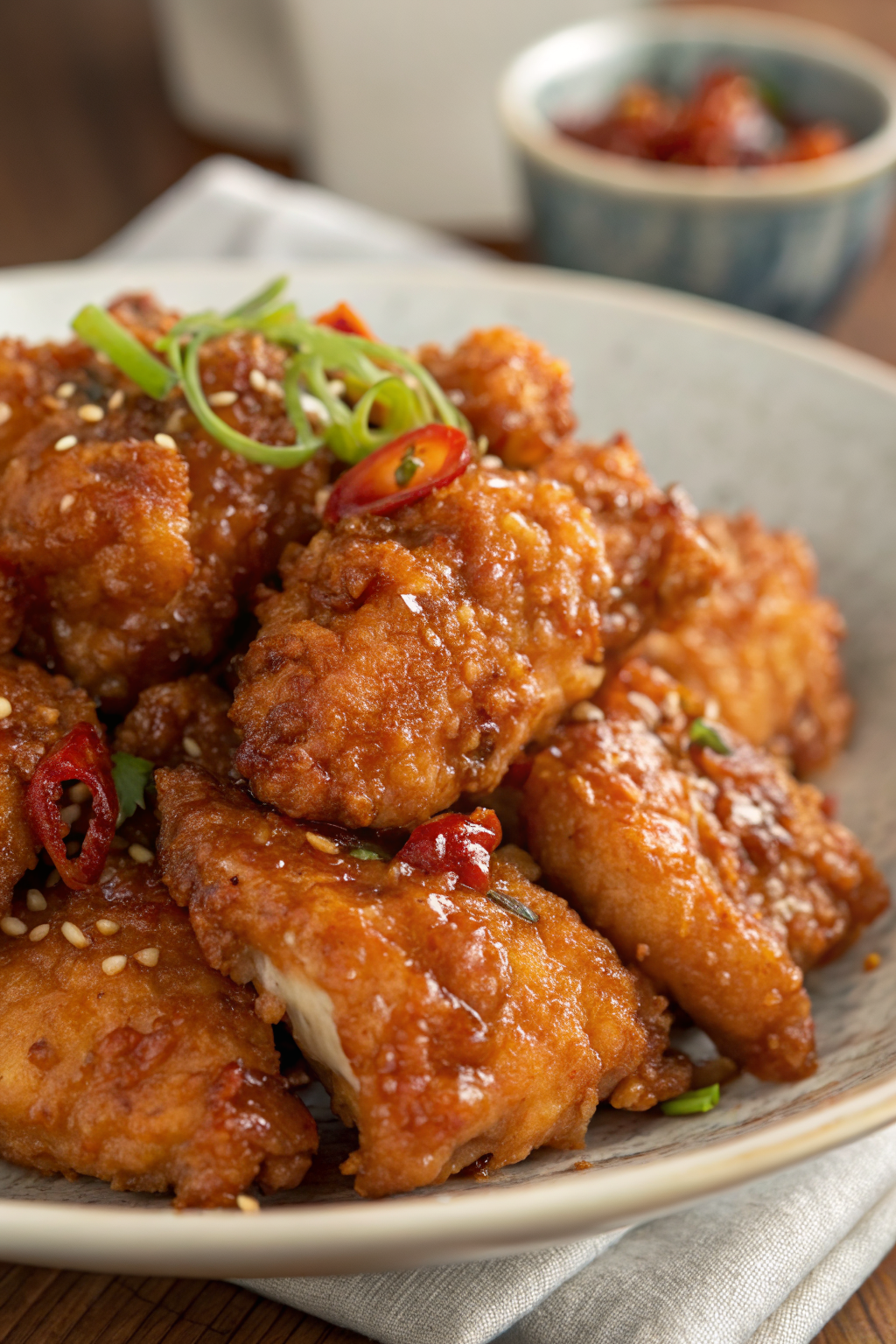 Baked Crunchy Hot Honey Chicken Recipe