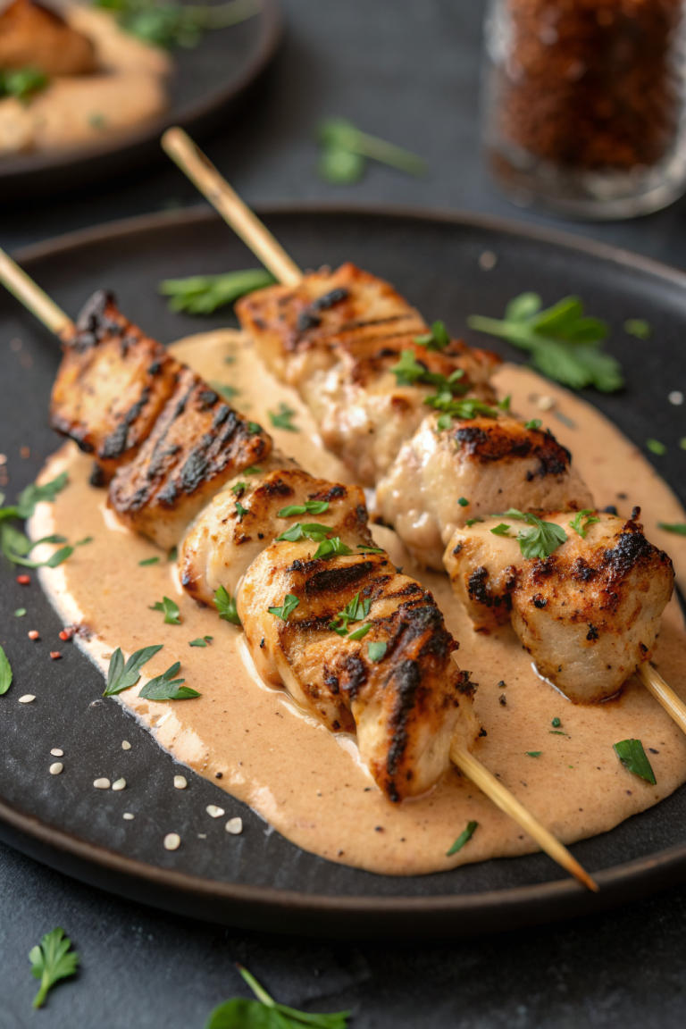 Bang Bang Chicken Skewers Recipe