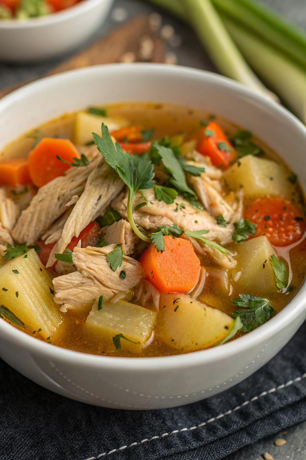 Chicken Soup with Potatoes