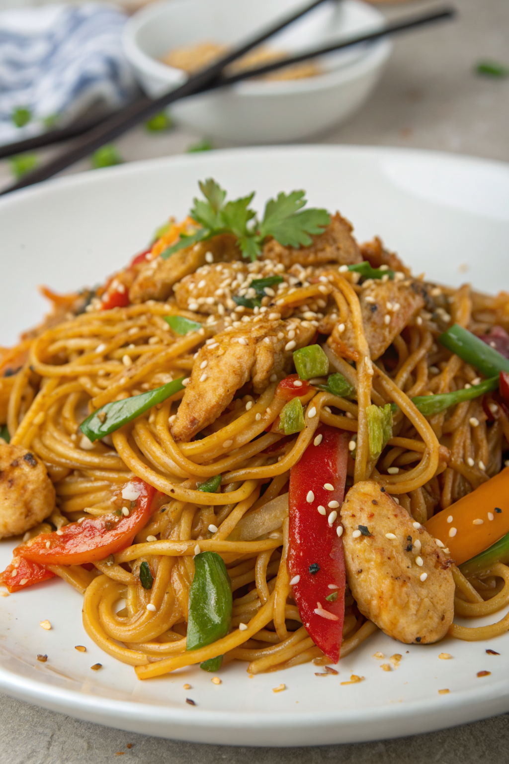 Chicken Teriyaki Noodles Recipe