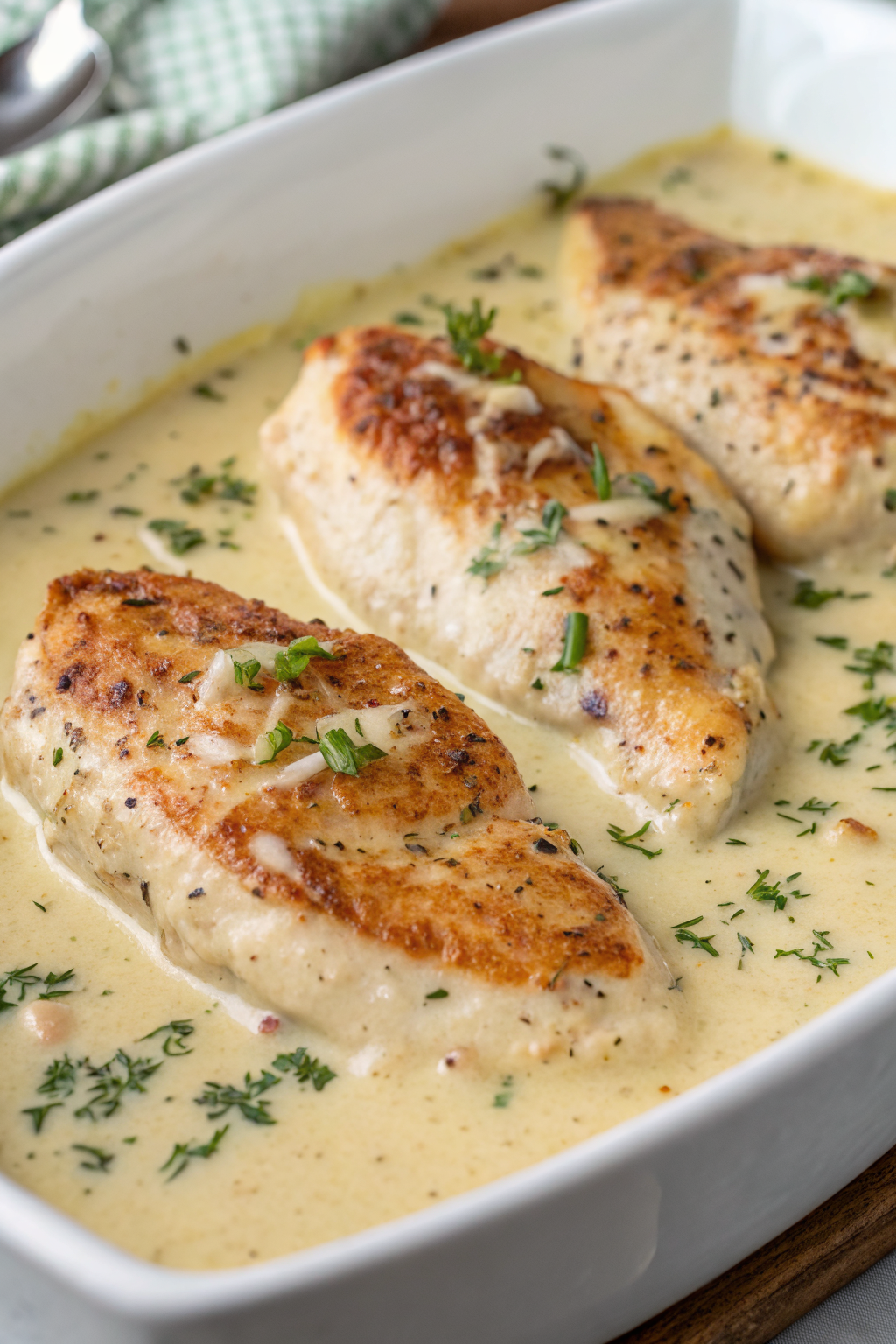 Creamy Garlic Parmesan Chicken Recipe