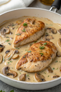 Creamy Mushroom Chicken Recipe