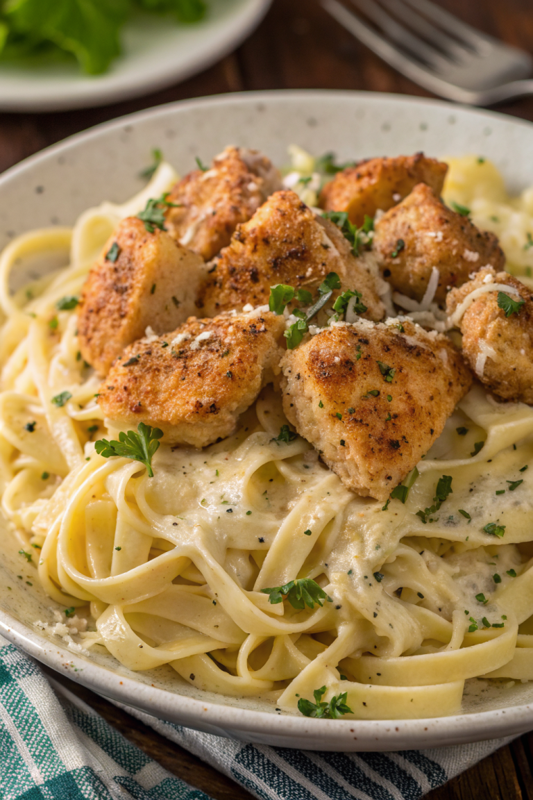 Crispy Garlic Parmesan Chicken Bites