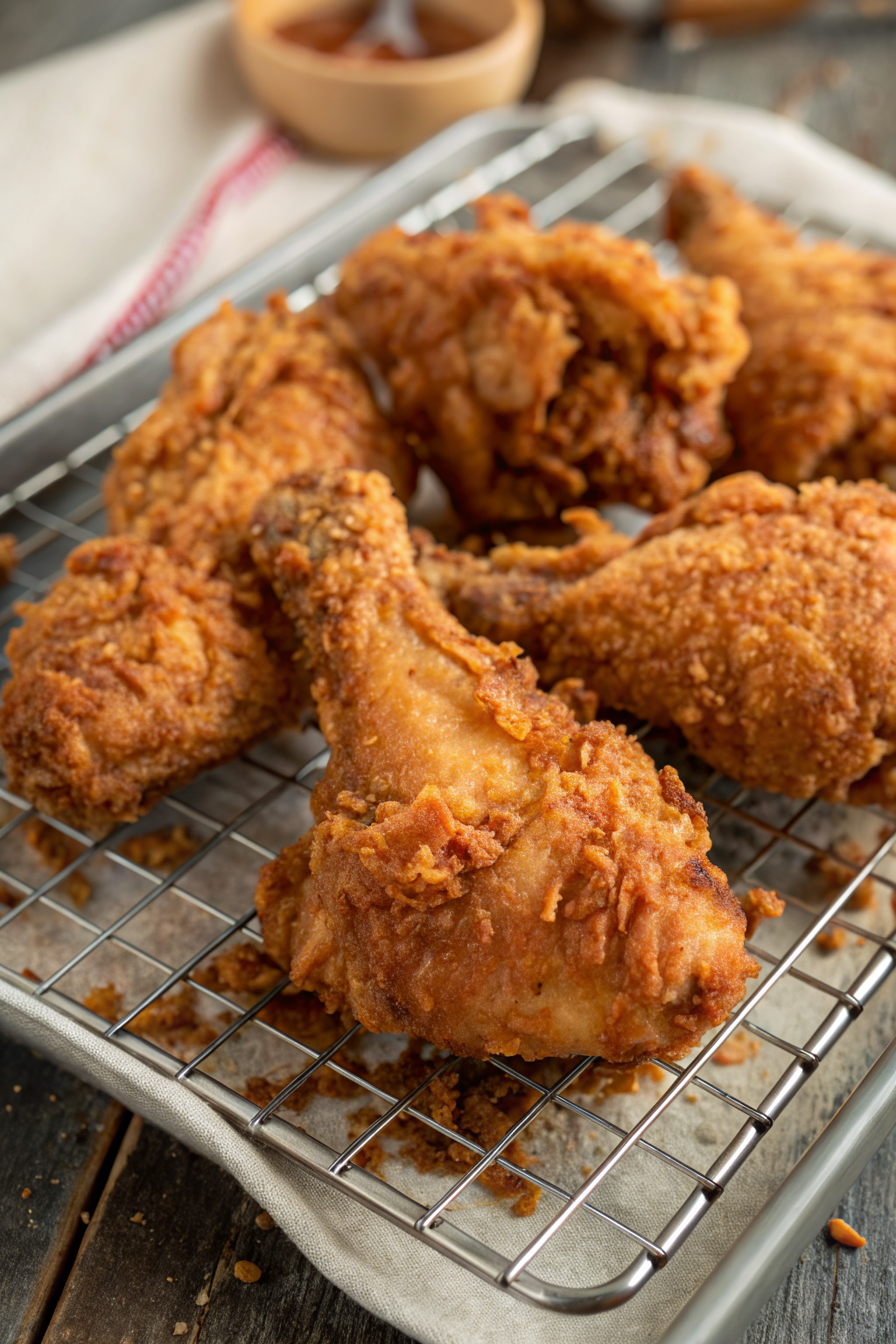Crispy Spicy Buttermilk Fried Chicken Recipe