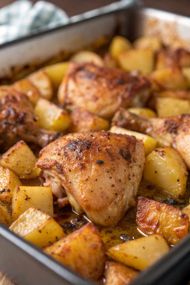 Greek Lemon Chicken With Potatoes Recipe