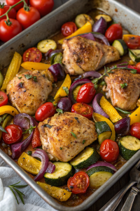 Greek Sheet Pan Chicken Recipe