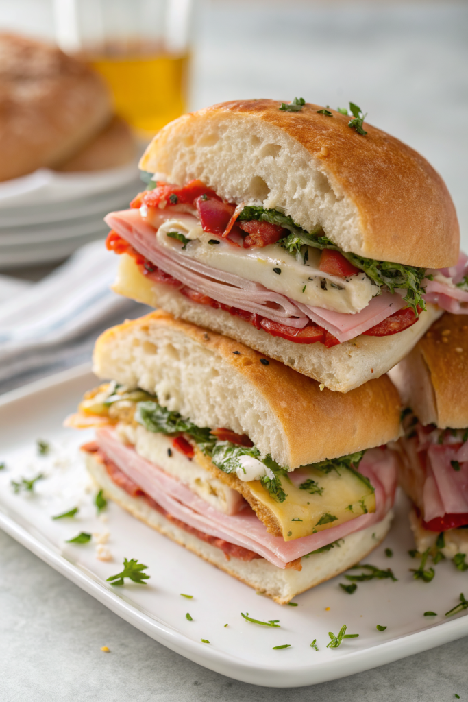 Grilled Chicken Cordon Bleu Sandwich Recipe