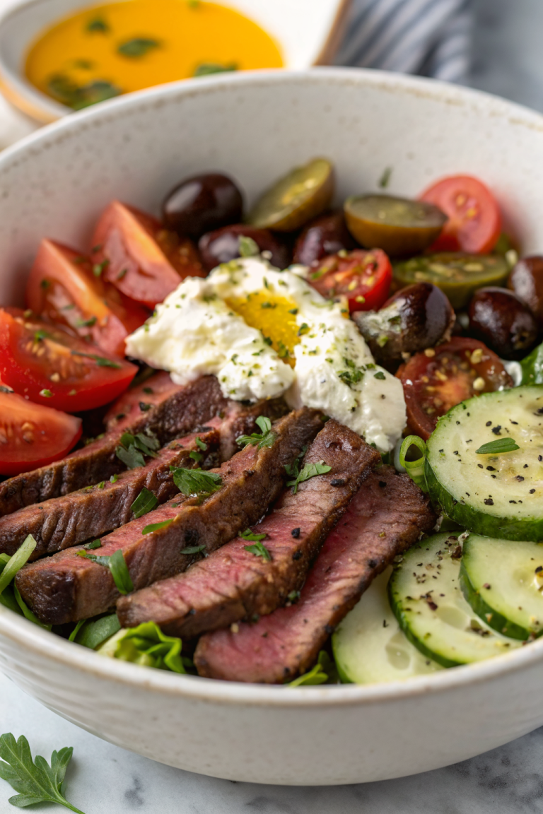 Mediterranean Steak Bowls