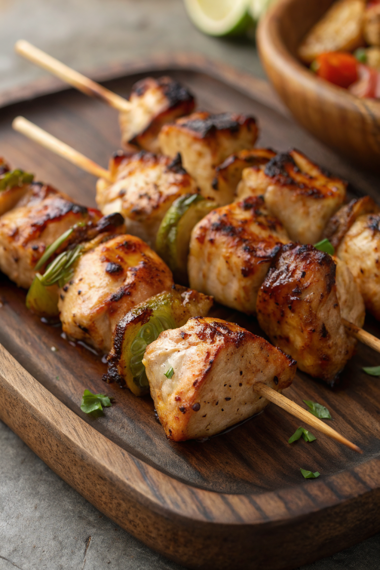 Pinchos Puerto Rican Chicken Skewers Recipe