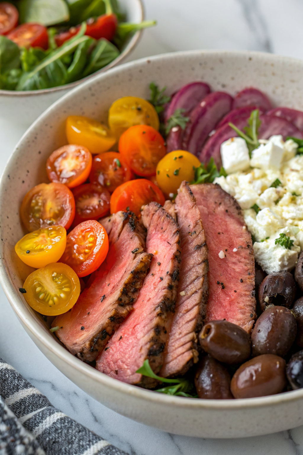 Savory Mediterranean Steak Bowl