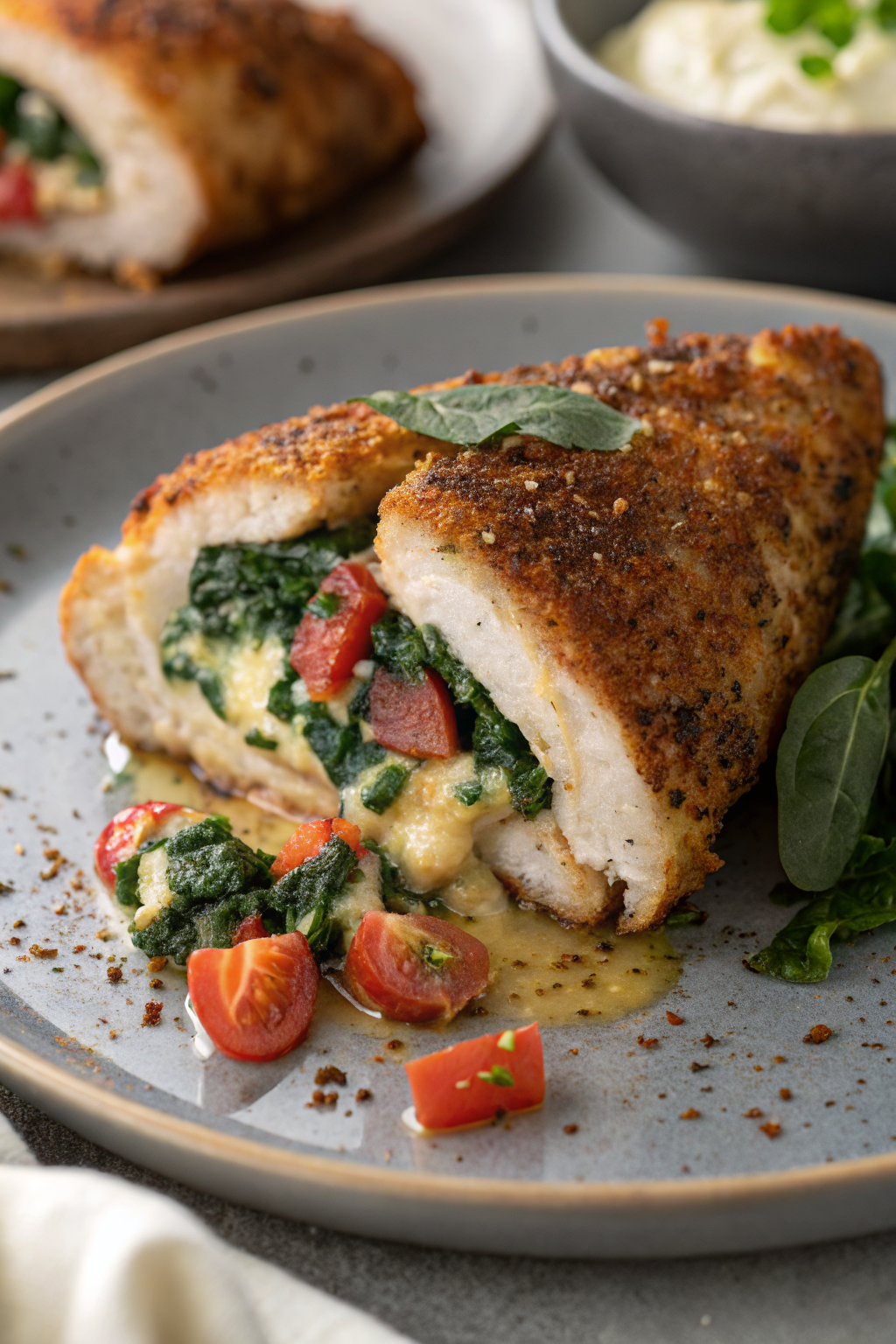 Spinach Stuffed Chicken