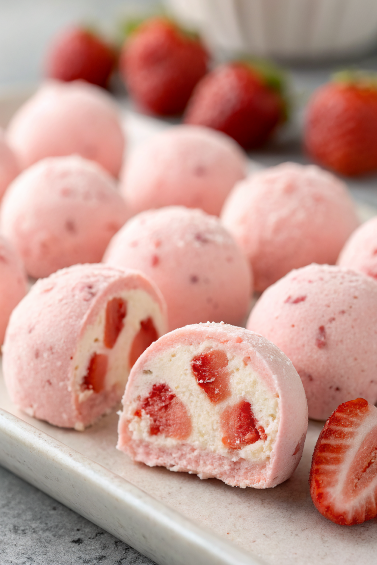 Strawberry Cheesecake Bites
