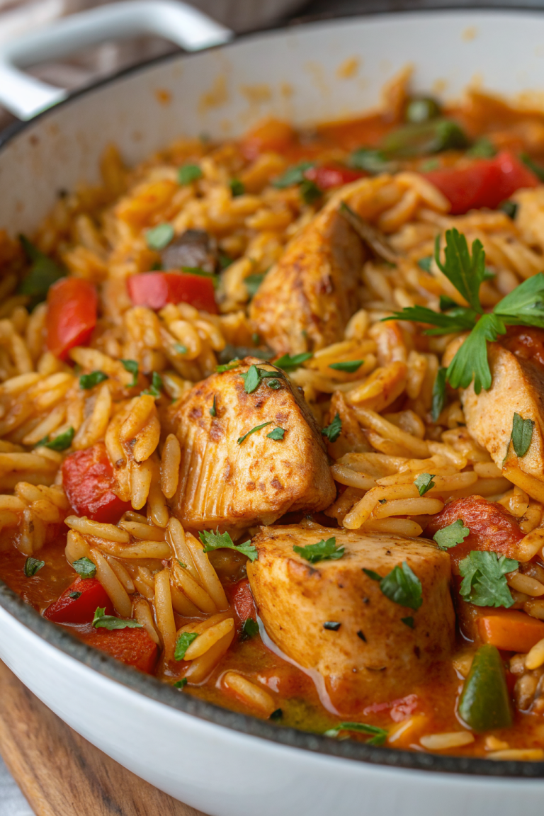 Cajun Chicken Orzo Recipe