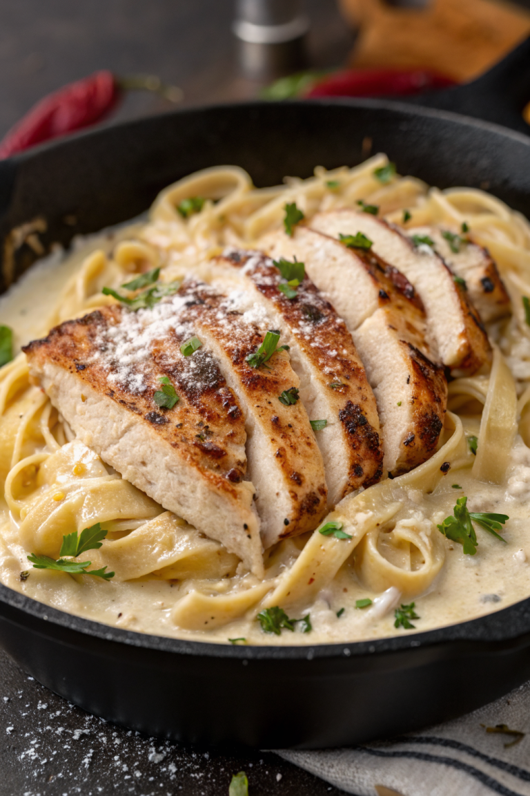 Chicken Fettuccine Alfredo Recipe