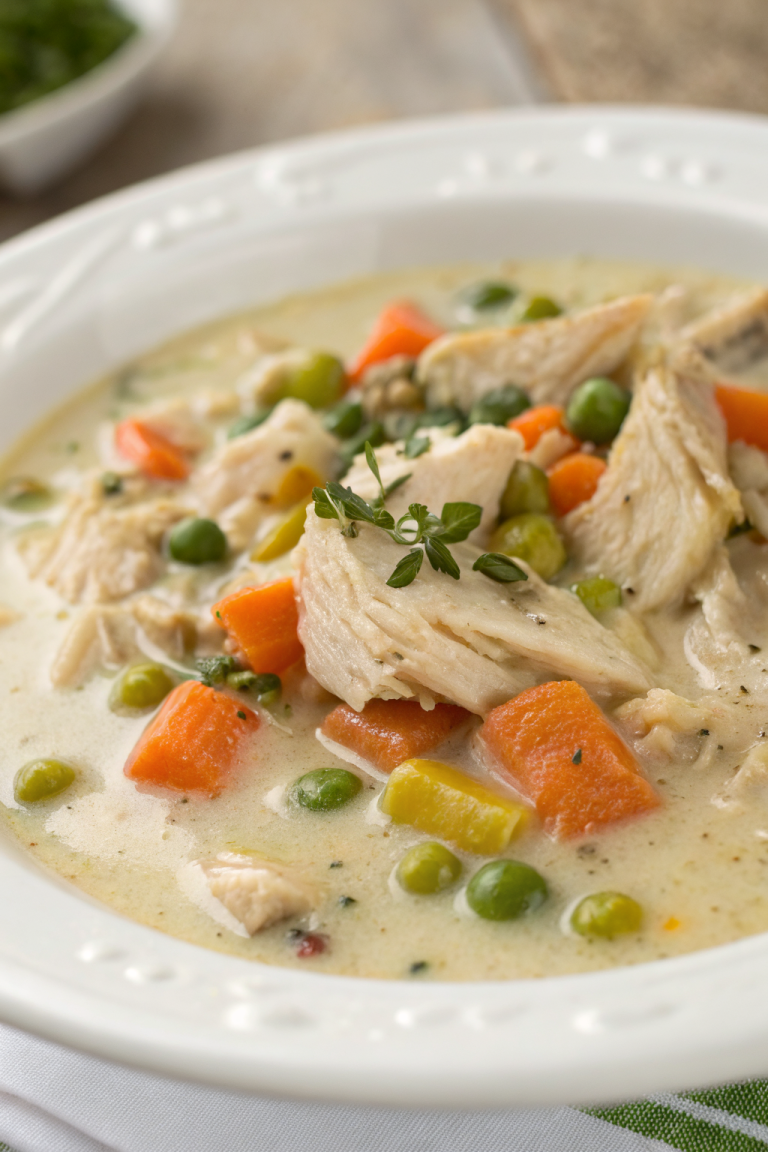 Chicken Pot Pie Soup Recipe