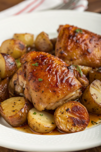 Chicken Thighs with Potatoes Recipe
