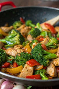 Chicken and Broccoli Chinese Takeout Style