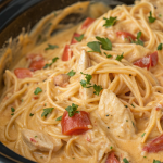 Classic Crockpot Chicken Spaghetti Recipe