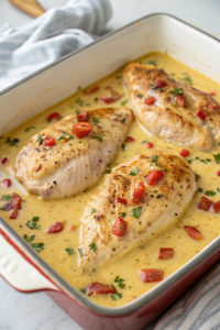 Creamy Baked Tuscan Chicken Breasts Recipe