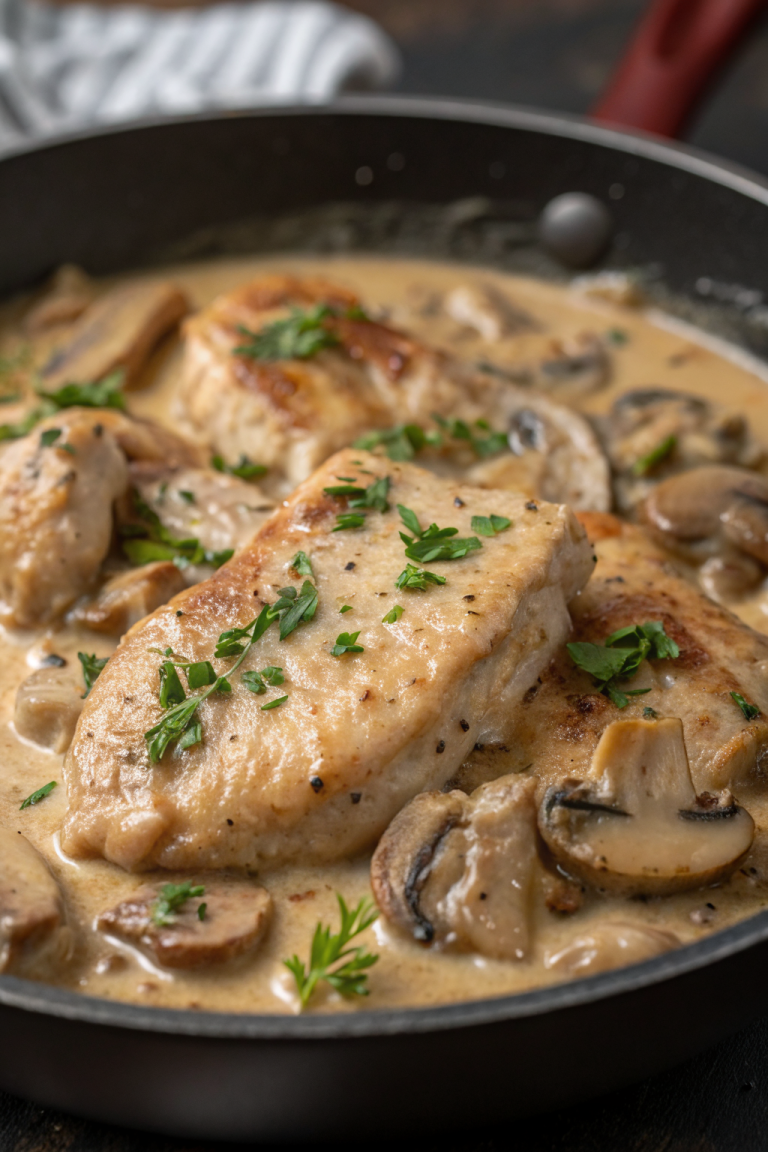 Creamy Chicken Stroganoff Recipe