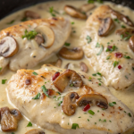Creamy Mushroom Asiago Chicken Recipe