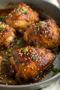 Crispy Hoisin Chicken Thighs Recipe