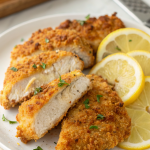 Crispy Oven Baked Chicken Cutlets Recipe