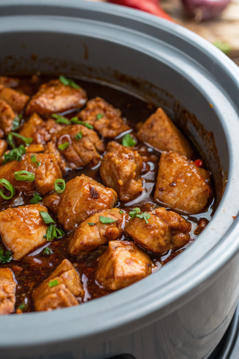 Crock Pot Bourbon Chicken Recipe