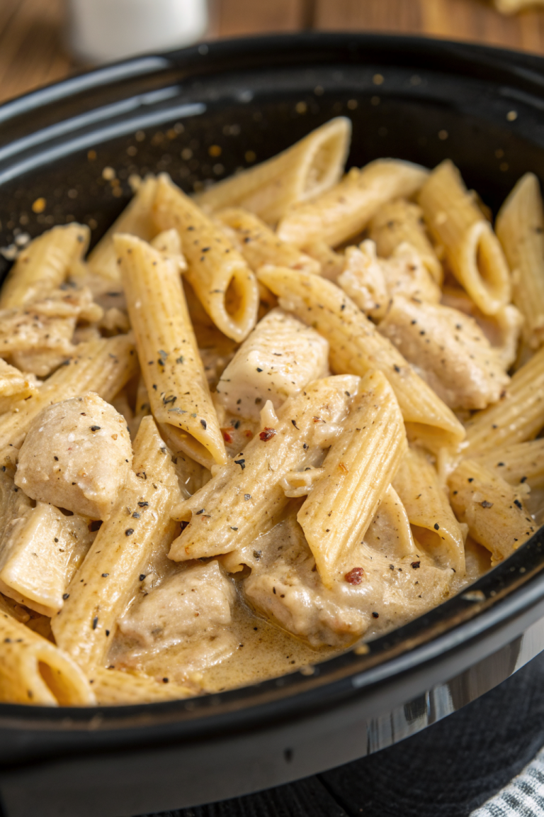 Crock Pot Creamy Cajun Chicken Pasta Recipe