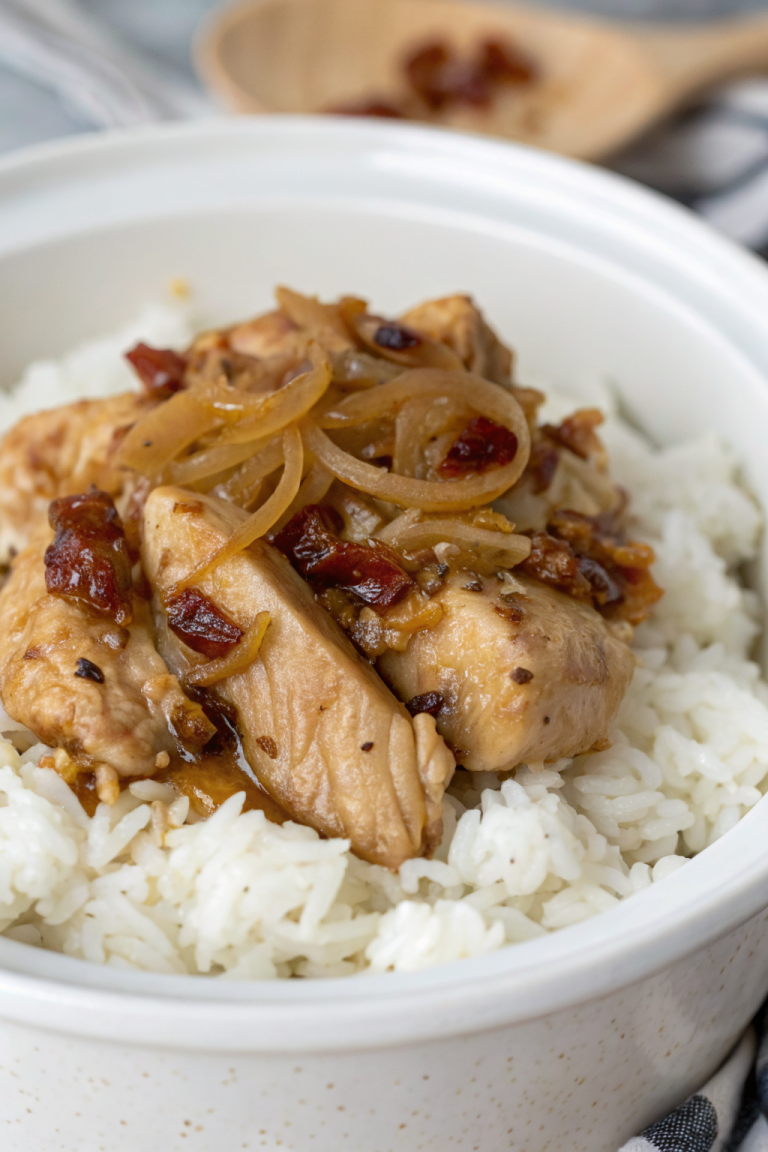 Crock Pot No Peek Chicken with Rice