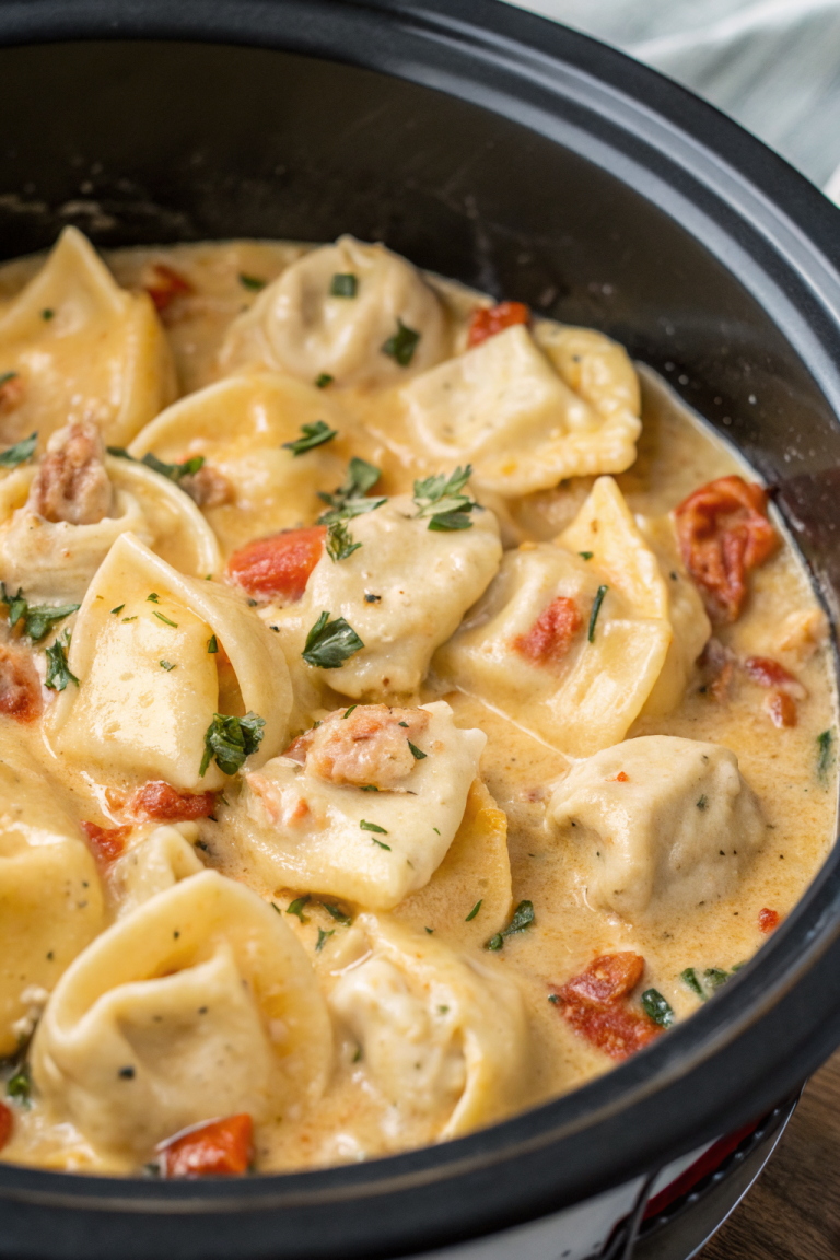 CrockPot Chicken Tortellini Recipe