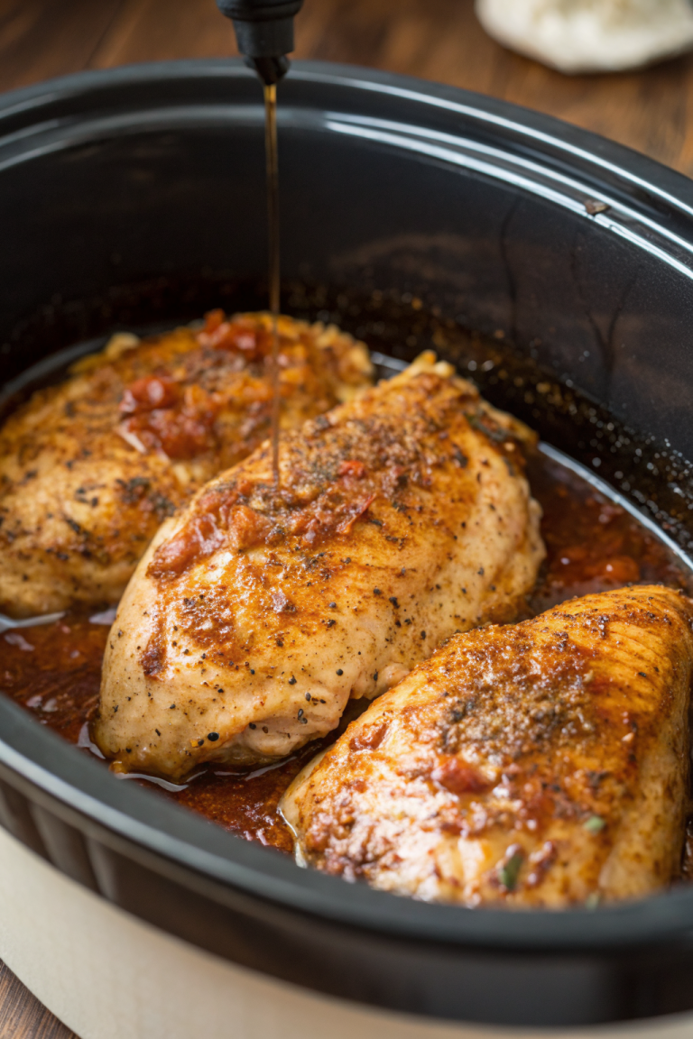 Crockpot Lemon Chicken & Potatoes