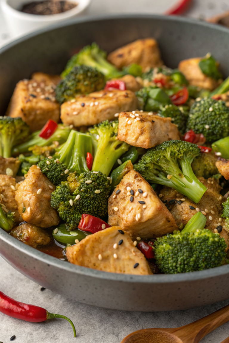 Garlic Butter Chicken & Broccoli Recipe