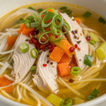 Ginger Garlic Chicken Noodle Soup Recipe