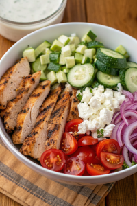Greek Chicken Bowls Recipe