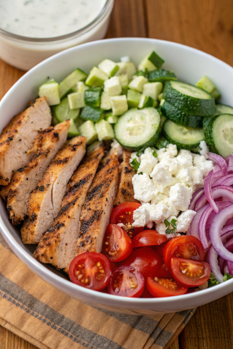 Greek Chicken Bowls Recipe